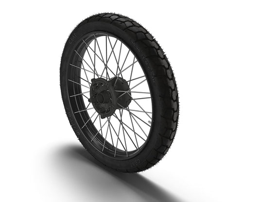 Royal Enfield Black Olive Tubeless Spoked Wheels - KXA00455