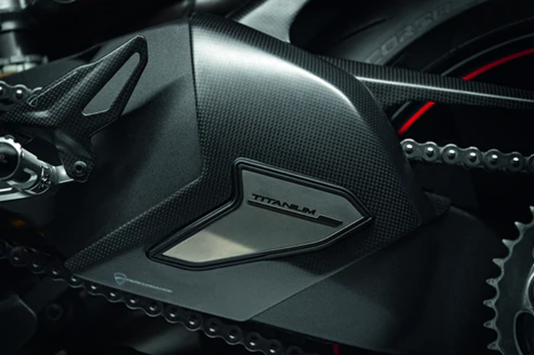 OEM Carbon and titanium protection for swinging arm 96989991C