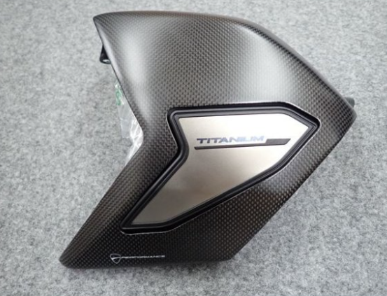 OEM Carbon and titanium protection for swinging arm 96989991C