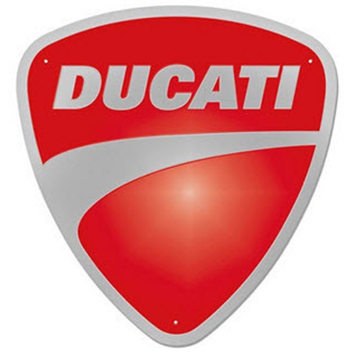 Ducati Shield Metal Wall Sign