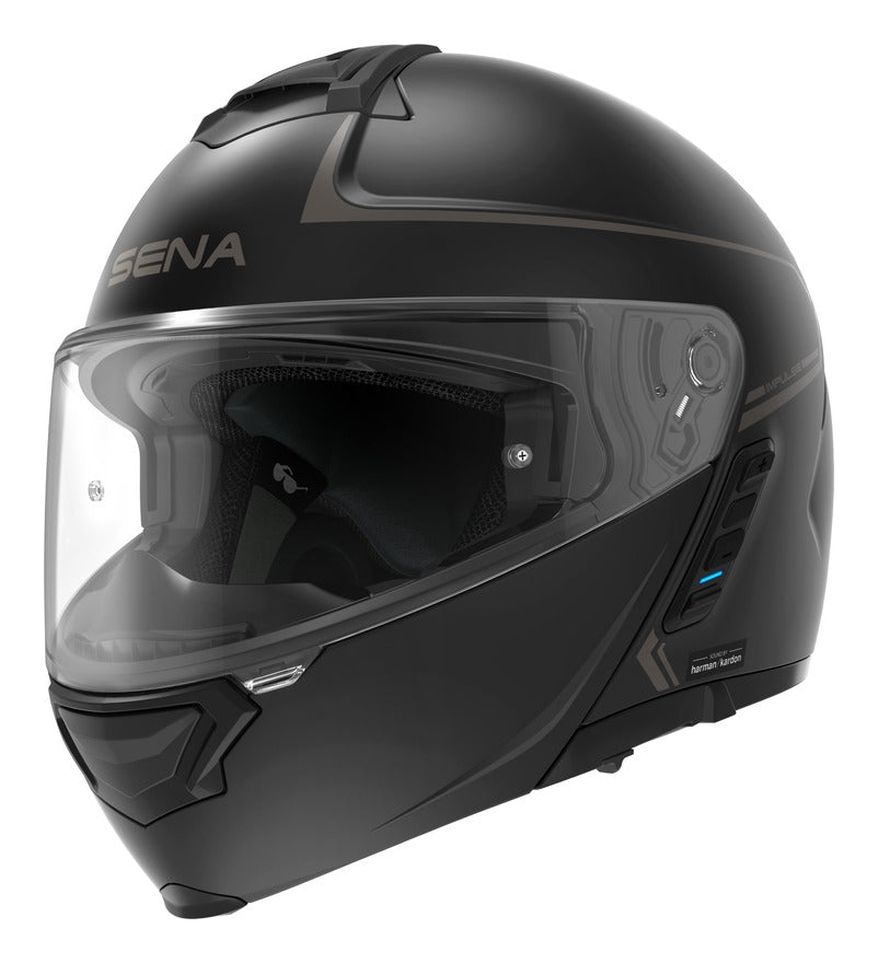 Sena Impulse Modular Mesh Helmet — Matte Black